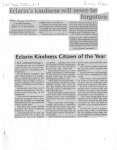 Eclarin's kindness will never be forgotten - Elarin Kindness Citizen of the Year