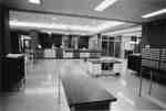 Waterloo Lutheran University Library circulation desk and card catalogue