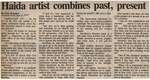 "Haida Artist Combines Past, Present"