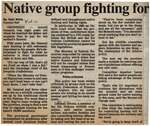 "Native Group Fighting for Right to Hunt and Fish"